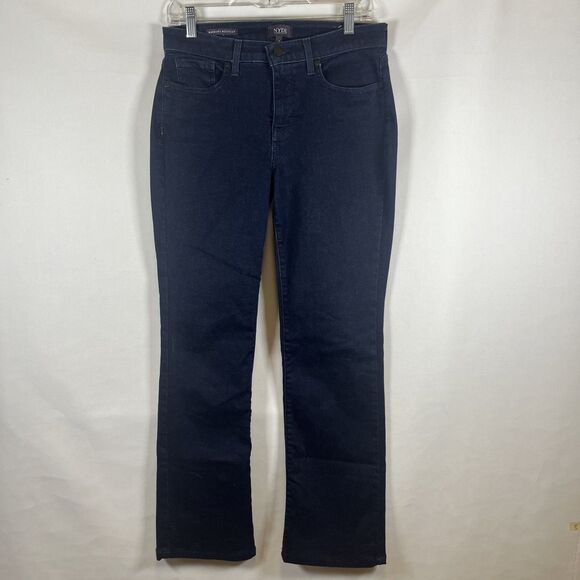 NYDJ Jeans Women's 8 Barbara Boot Cut Denim Slimming Flattering Fit Stretch - Picture 1 of 8